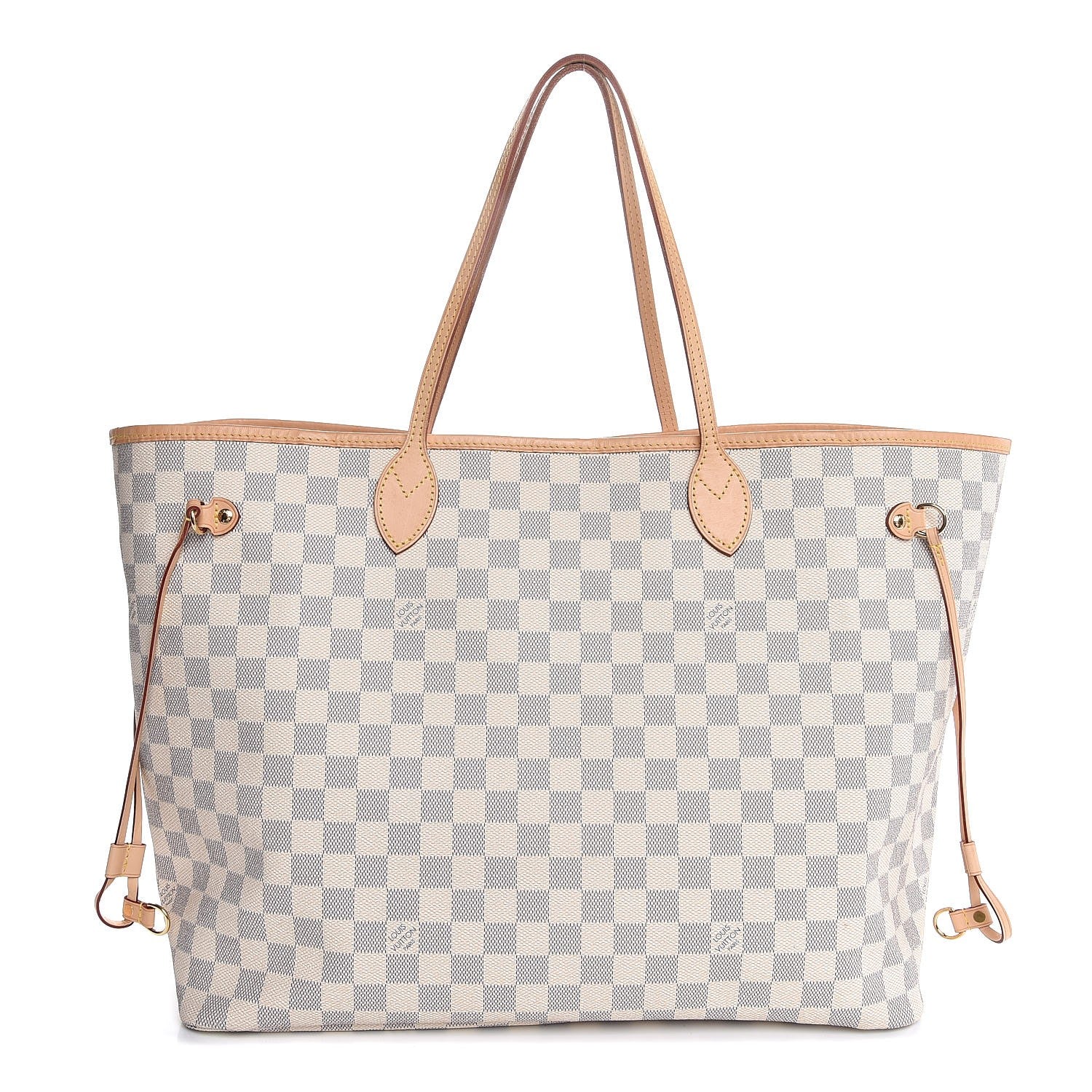 Louis Vuitton Damier Azur Neo Neverfull GM Rose Ballerine 1 of 8