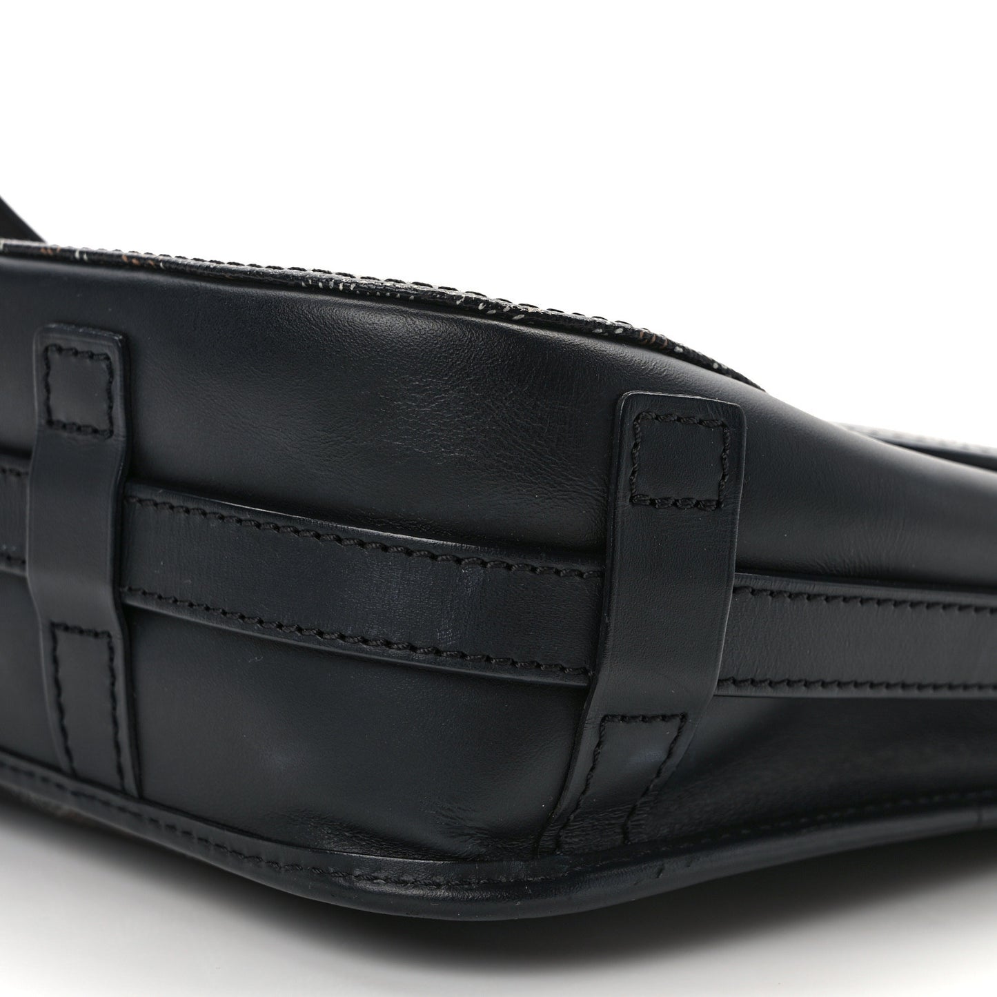 Goyardine Belvedere II MM Messenger Bag Black