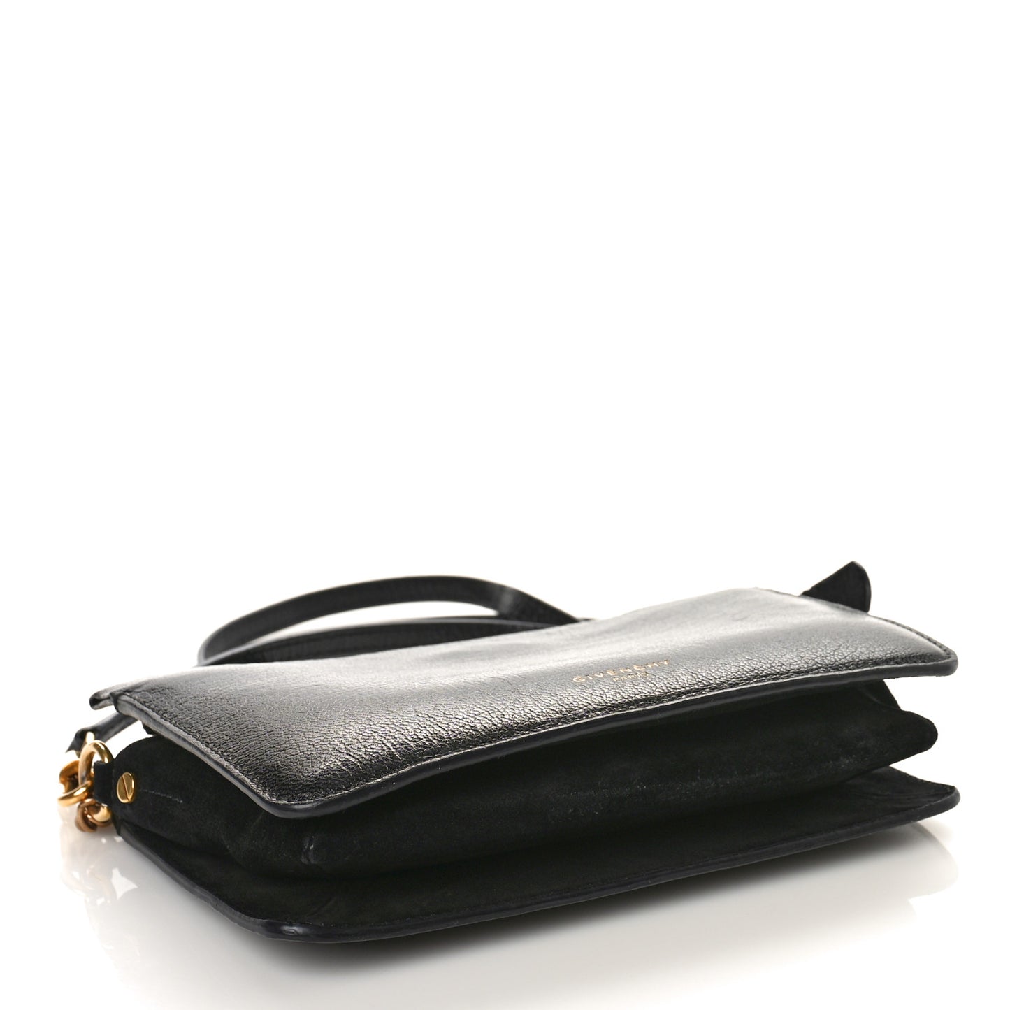 Goatskin Suede Cross 3 Crossbody Bag Black