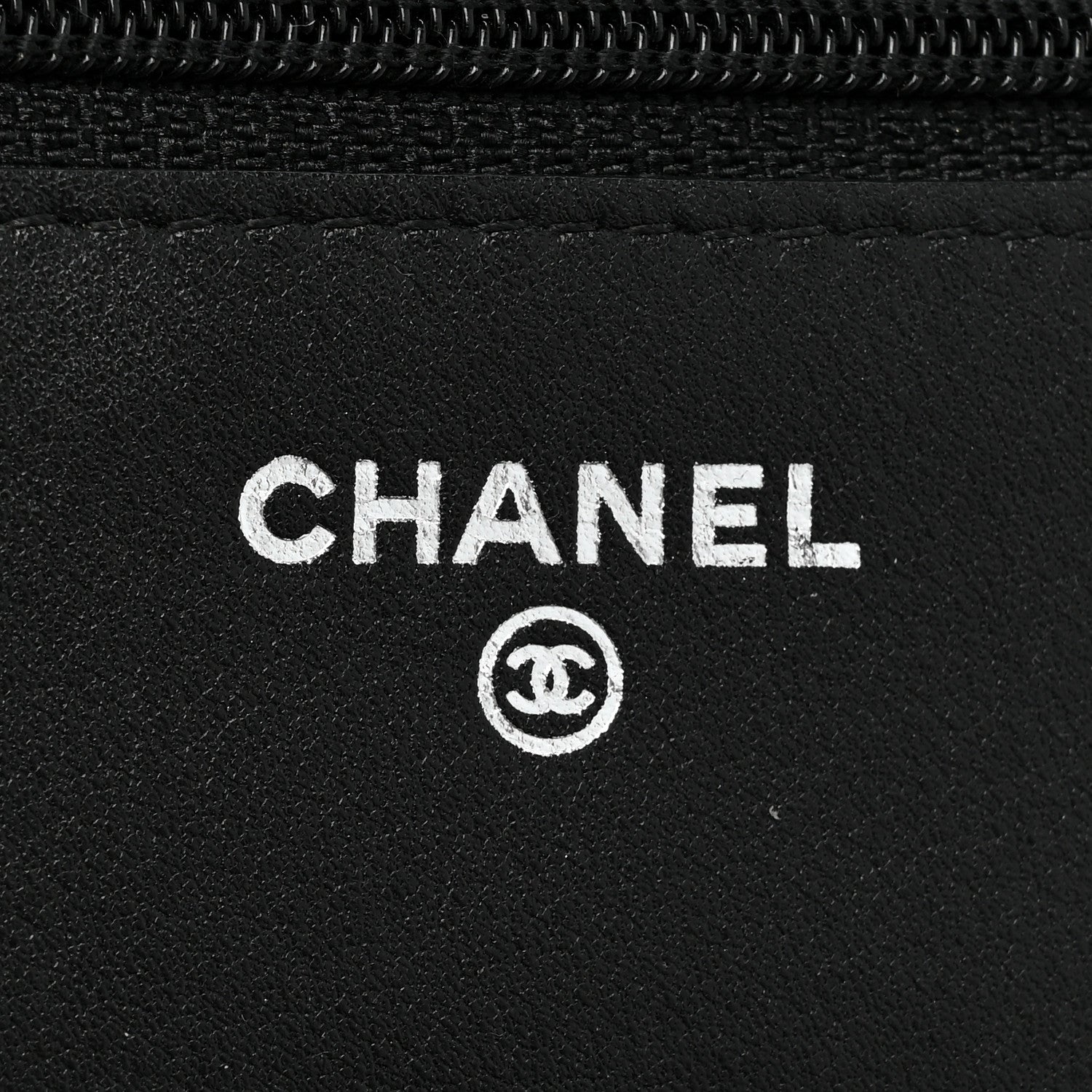 Chanel Caviar Sevruga Wallet On Chain WOC Black 6 of 25