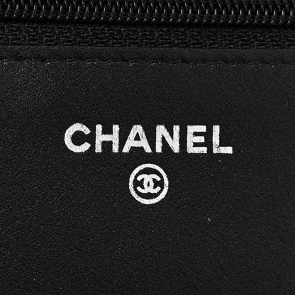 Chanel Caviar Sevruga Wallet On Chain WOC Black 6 of 25