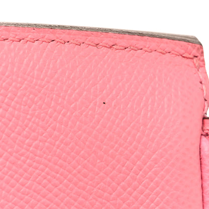 Hermes Epsom Birkin 30 Rose Confetti 12 of 13