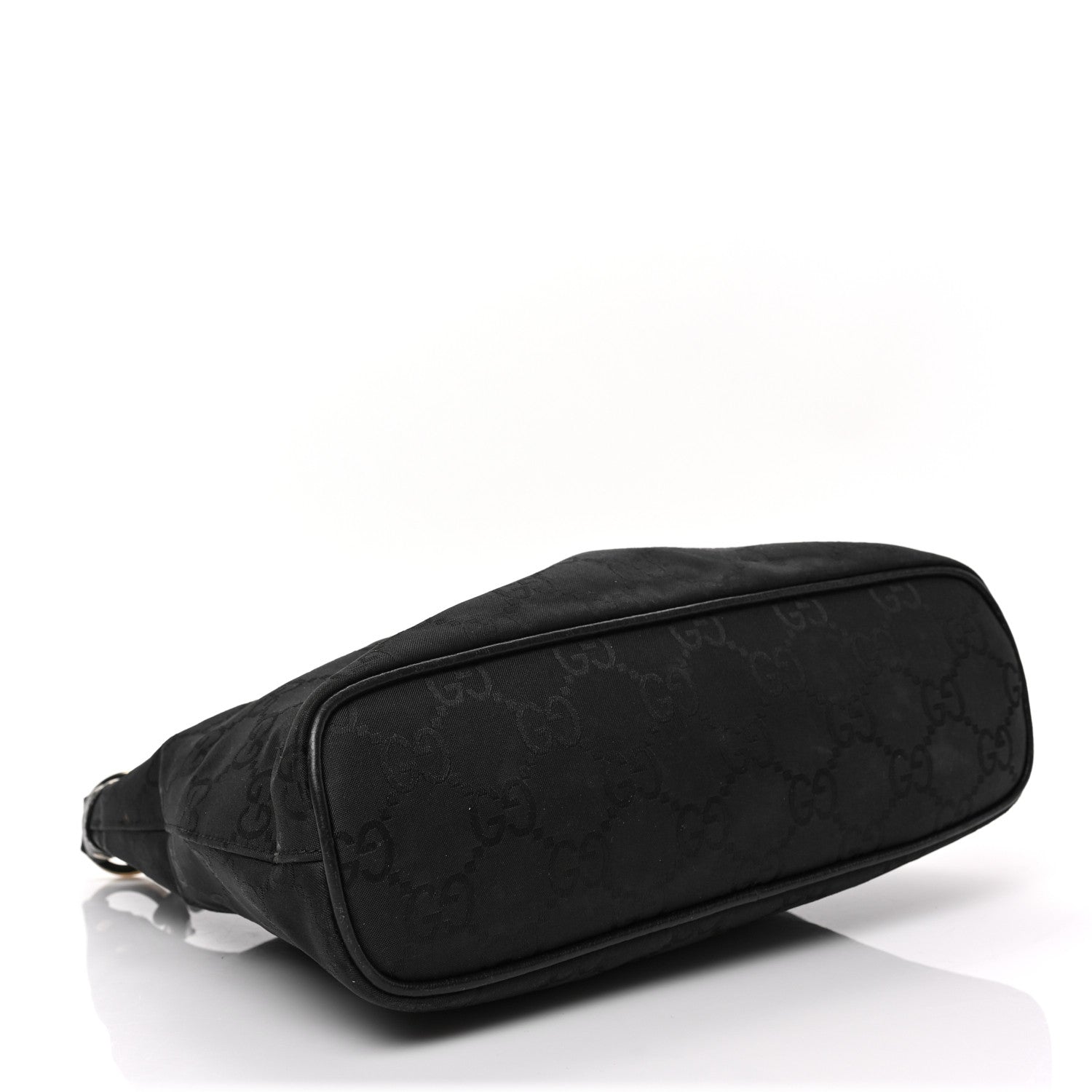 Gucci Nylon Monogram Small Hobo Black 3 of 7