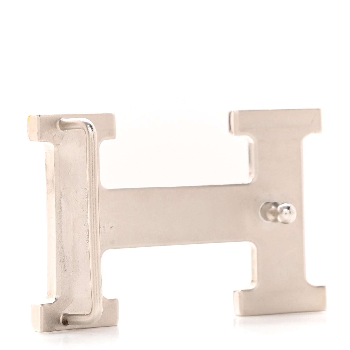 Palladium Martelee 32mm H Belt Buckle Silver