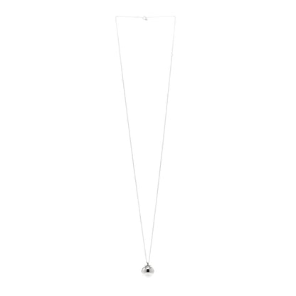 Tiffany Sterling Silver 8mm HardWear Ball Pendant Necklace 3 of 4