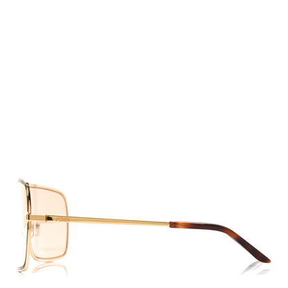 Fendi Metal Fendiness Sunglasses FE40195U Yellow Orange 3 of 7
