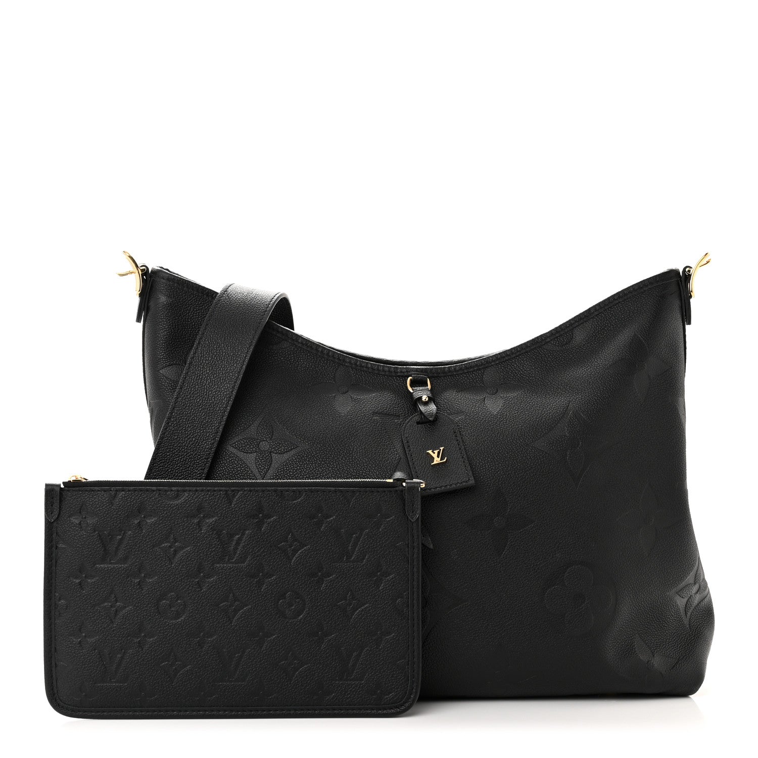 Louis Vuitton Empreinte Monogram Giant CarryAll MM Black 1 of 12