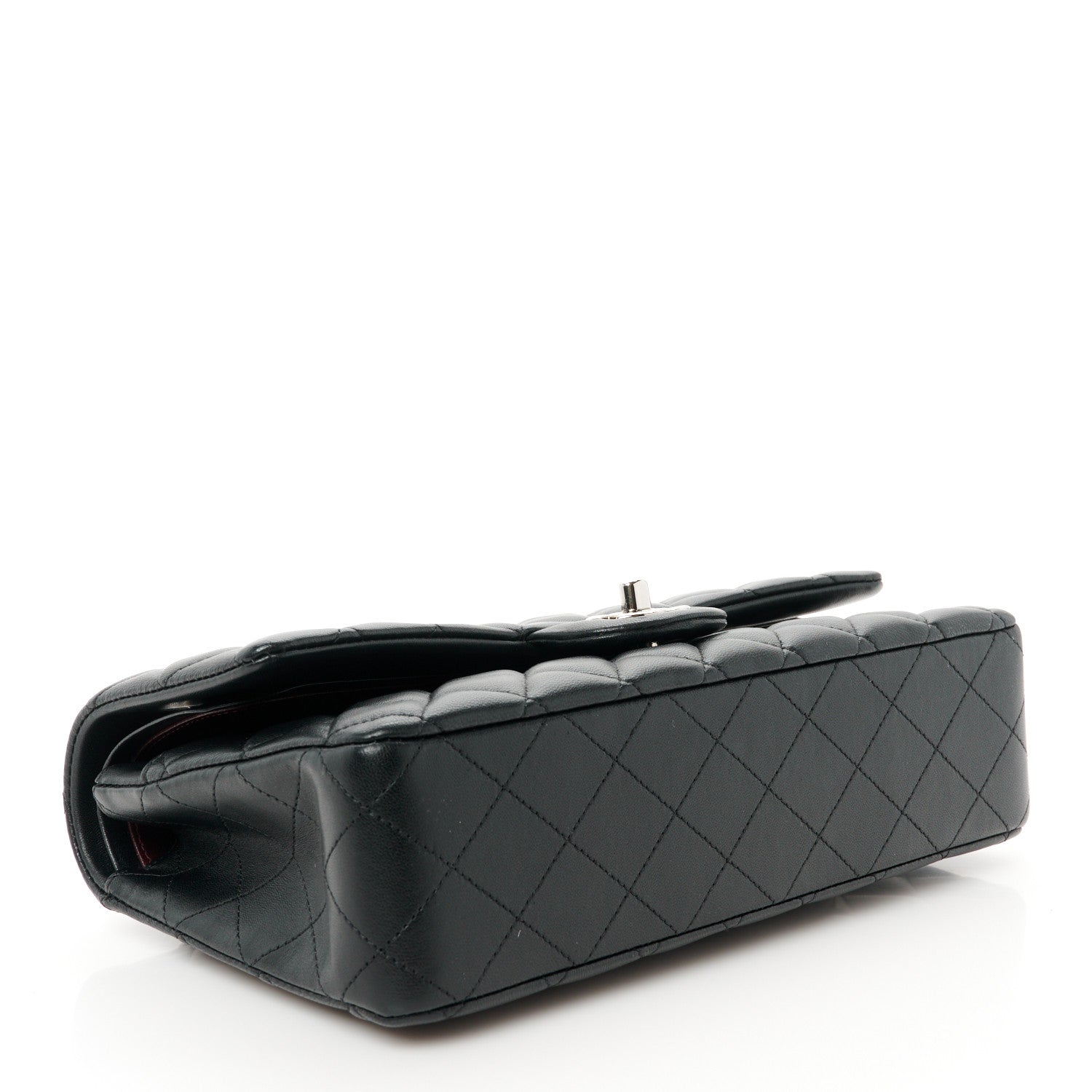 Chanel Lambskin Quilted Medium Double Flap Black 4 of 11