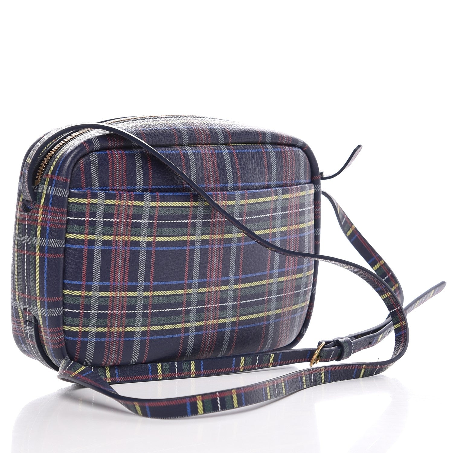 Balenciaga Calfskin Plaid Everyday S Camera Bag Multicolor 3 of 8