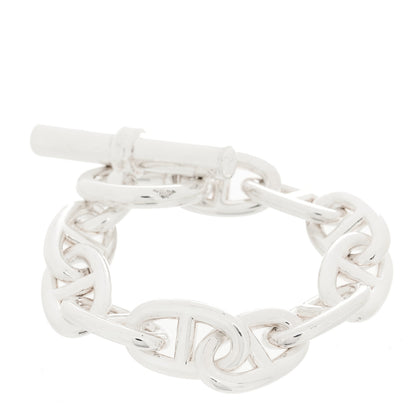 Hermes Sterling Silver TGM Chaine d'Ancre Bracelet 2 of 4