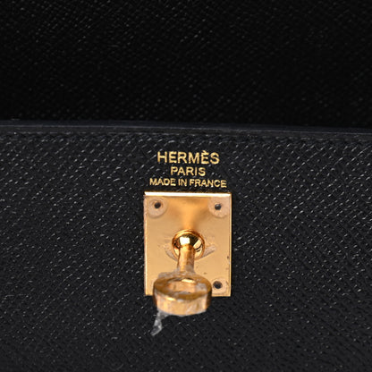 Hermes Epsom Kelly Sellier 25 Black 6 of 11