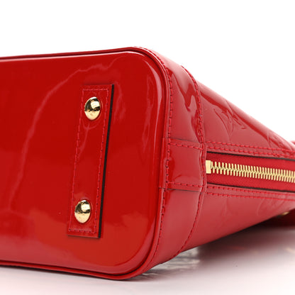 Louis Vuitton Vernis Alma BB Cherry 9 of 9