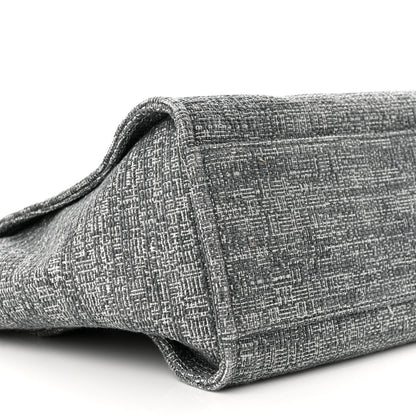 Chanel Canvas Medium Deauville Tote Charcoal 9 of 10