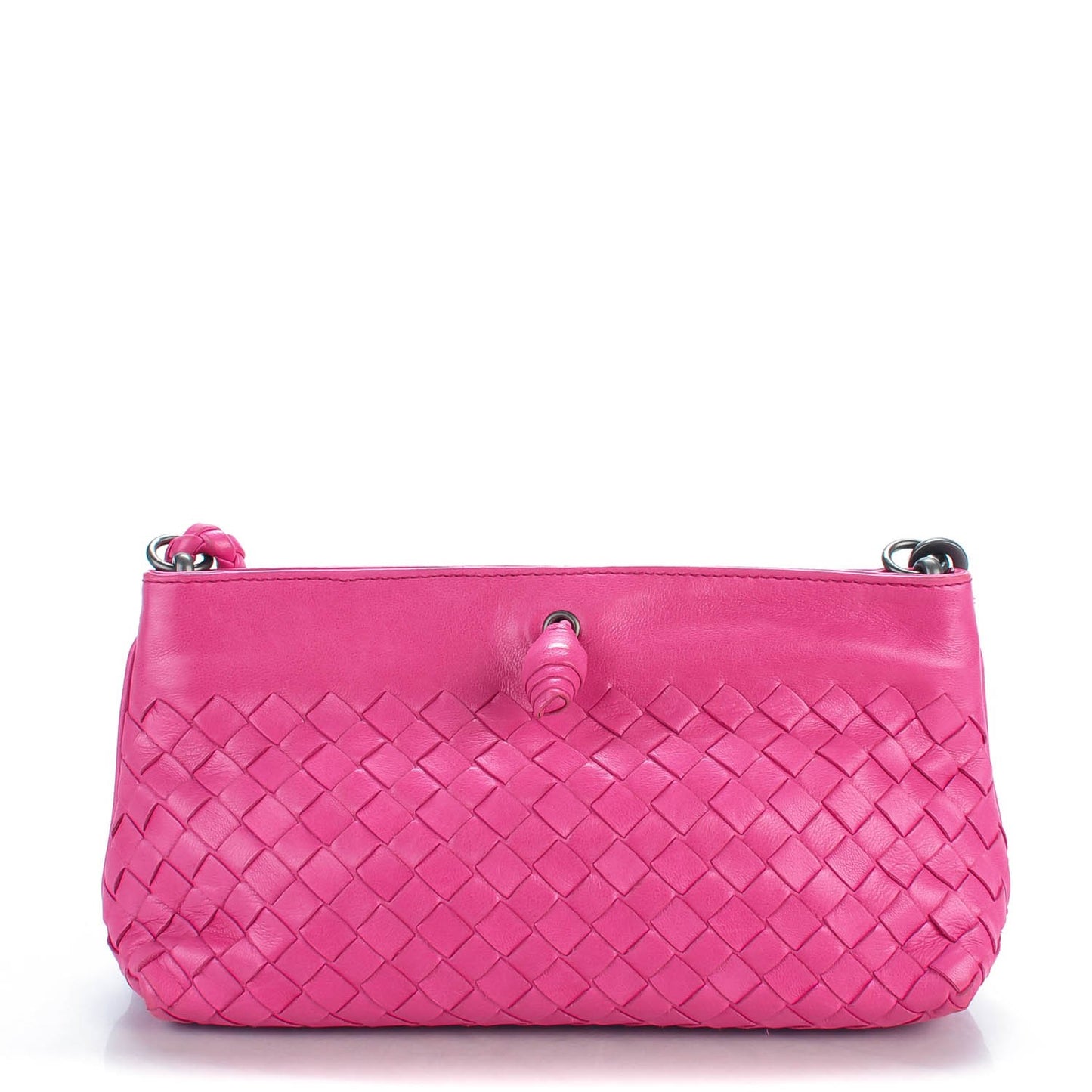 Nappa Intrecciato Small Shoulder Bag Pink