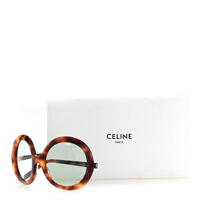 Celine Round Sunglasses CL40345I Tortoise 8 of 8
