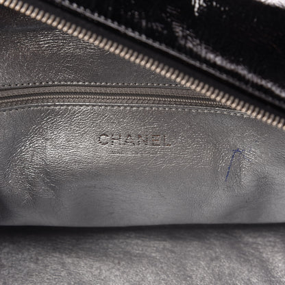 Chanel Patent Medium Luxe Ligne Bowler Black 8 of 9