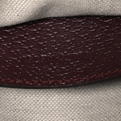 Gucci Monogram GG Mignon Textured Dollar Calfskin GG Supreme Monogram Quilted Small Crossbody Bag  Burgundy Beige Ebony 7 of 10