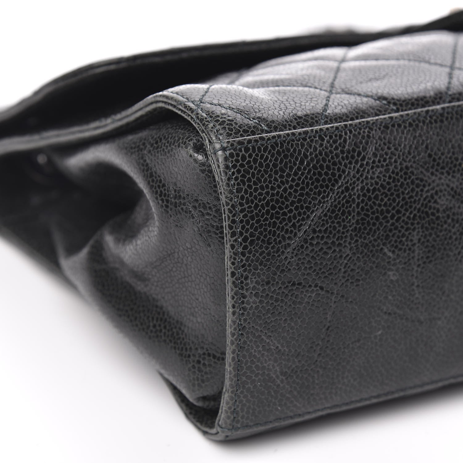 Chanel Crumpled Grained Calfskin Jumbo CC Crave Flap 9 of 12