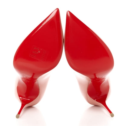 Christian Louboutin Patent Pigalle Follies 100 Pumps 38 Guimauve 6 of 9