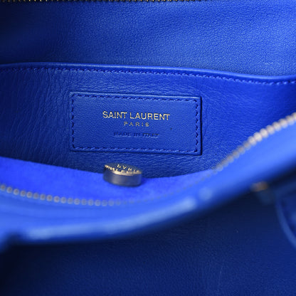 Saint Laurent Calfskin Monogram Baby Cabas Blue Majorelle 5 of 8