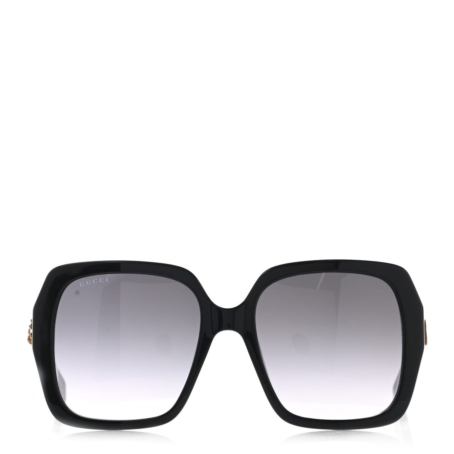 Gucci Acetate Square Frame GG0096S Sunglasses Black 2 of 9