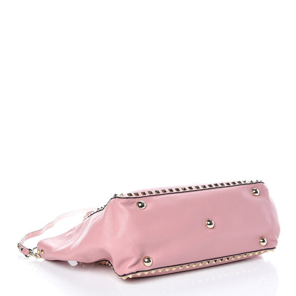 Valentino Garavani Vitello Medium Rockstud Tote Pop Gardenia 5 of 12