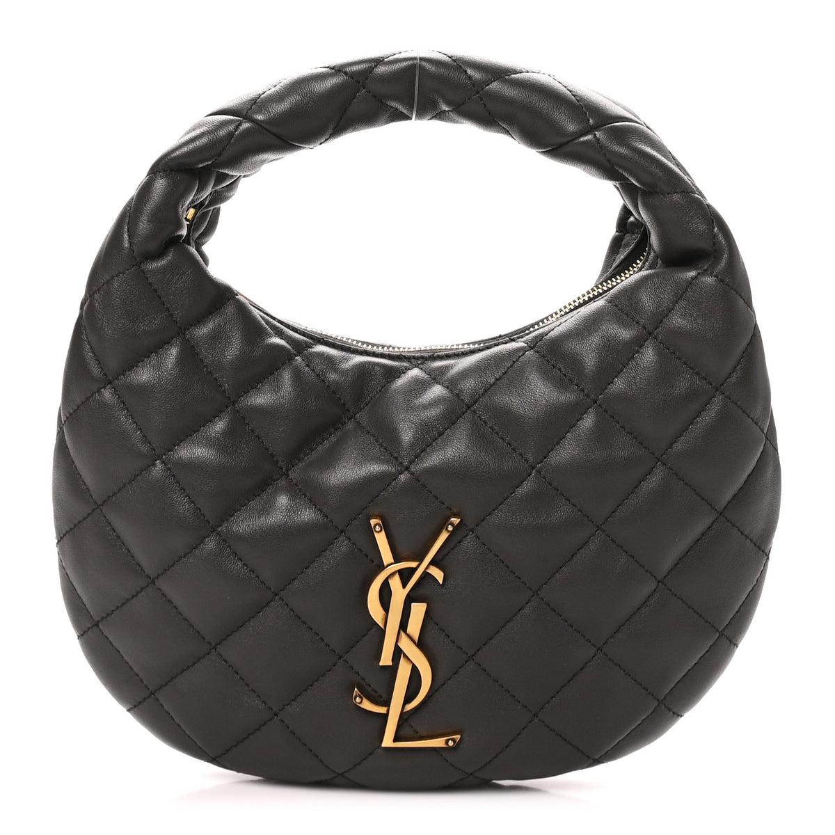 Saint Laurent Lambskin Quilted Icarino Bag Urban Grey 1 of 9