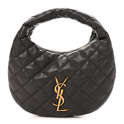 Saint Laurent Lambskin Quilted Icarino Bag Urban Grey 1 of 9