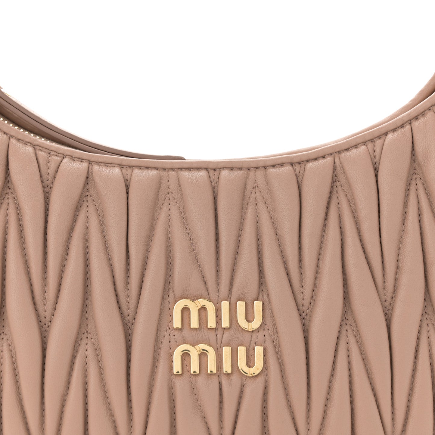 Nappa Matelasse Wander Large Hobo Cammeo