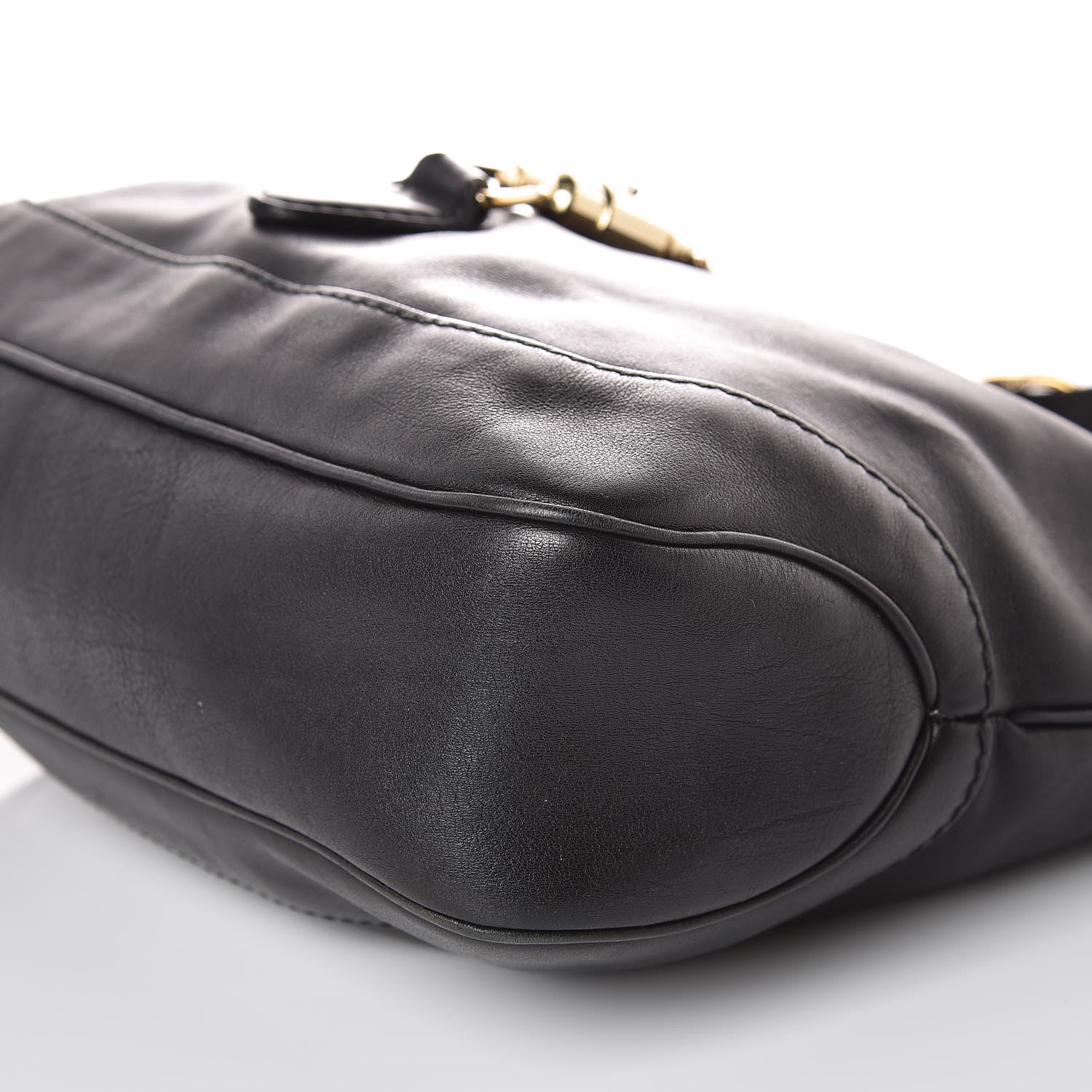 Gucci Calfskin Medium New Jackie Shoulder Bag Black 19 of 19
