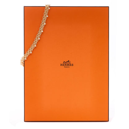 Hermes 18K Yellow Gold Diamond MM Chaine d'Ancre Calypso Necklace 6 of 6