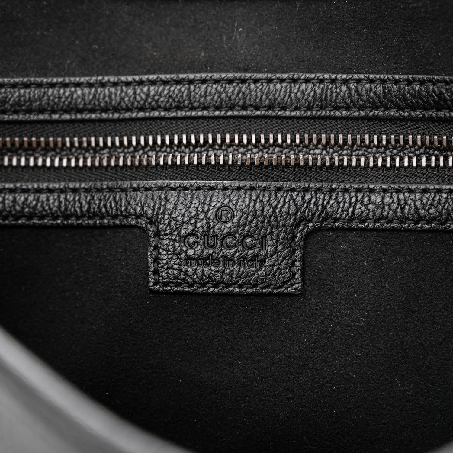 Gucci Goatskin Large Aphrodite Shoulder Bag Black 6 of 14