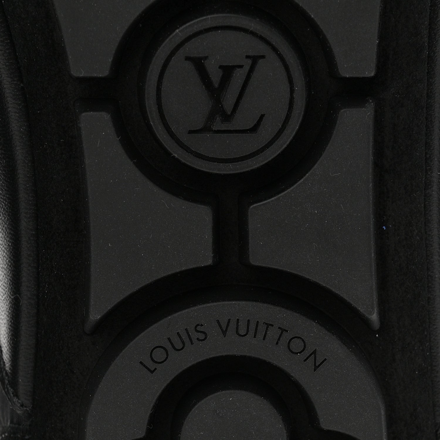 Louis Vuitton Suede Calfskin LV Sneakerina 39.5 Black 7 of 10