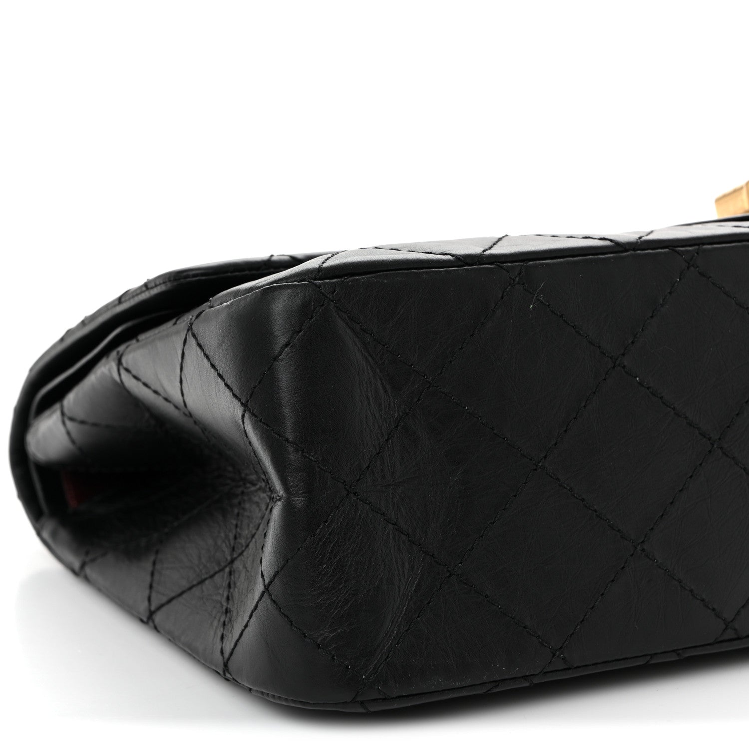 Chanel Aged Calfskin Quilted 2.55 Reissue 227 Flap Black 9 of 10