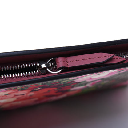 Gucci GG Supreme Monogram Blooms Large Cosmetic Case Beige Multicolor Dry Rose 12 of 12