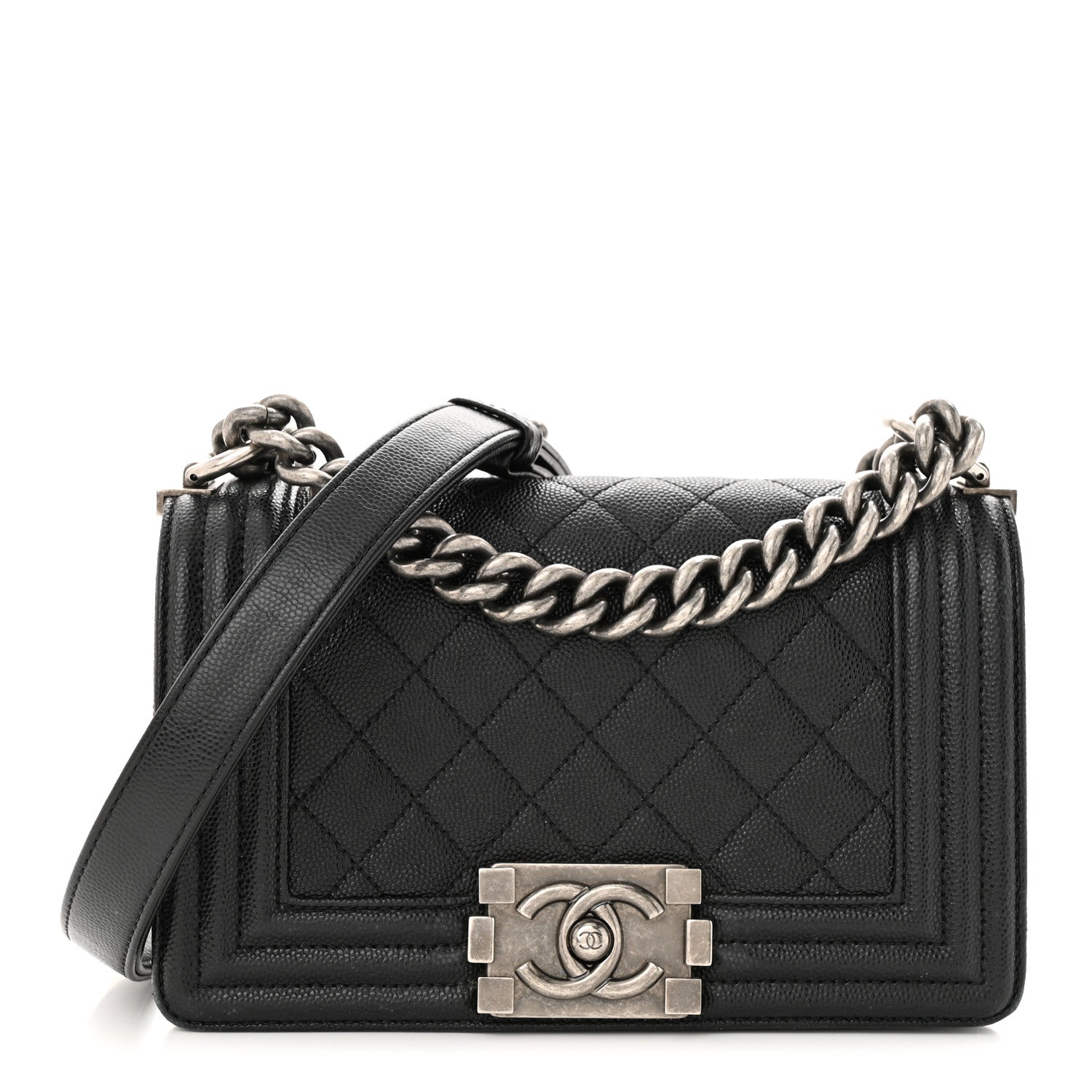 Chanel Caviar Quilted Small Boy Flap Black 1 of 11