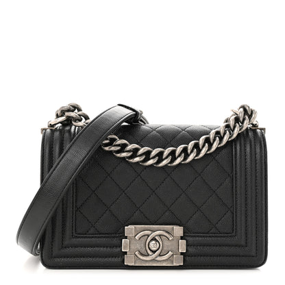 Chanel Caviar Quilted Small Boy Flap Black 1 of 11