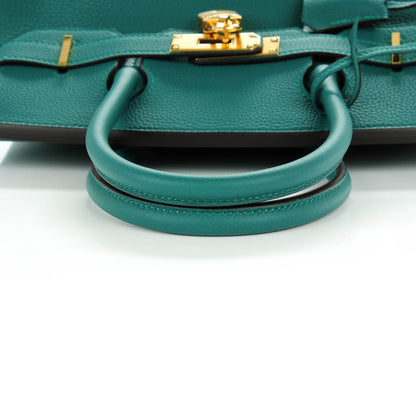 Hermes Togo Birkin 30 Malachite 19 of 22
