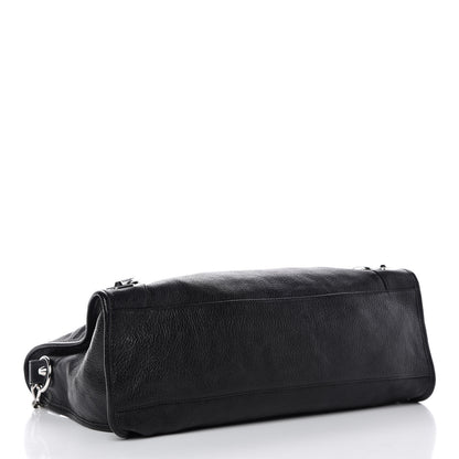 Balenciaga Chevre Silver Metallic Edge Hardware City Black 5 of 13