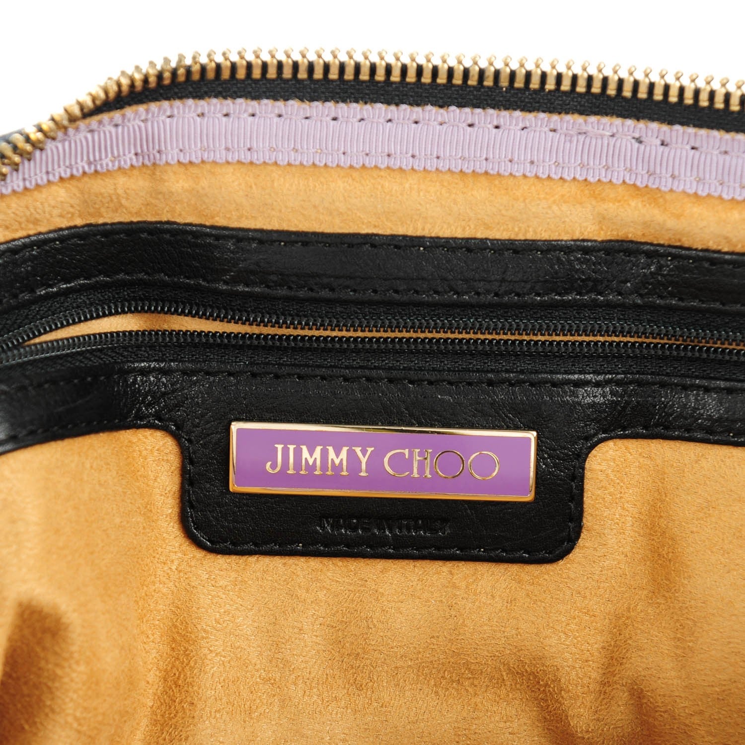 Jimmy Choo Calfskin Marin Foldover Clutch Black 6 of 6