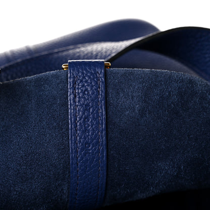 Hermes Taurillon Maurice Picotin Lock 22 MM Bleu Saphir 7 of 11