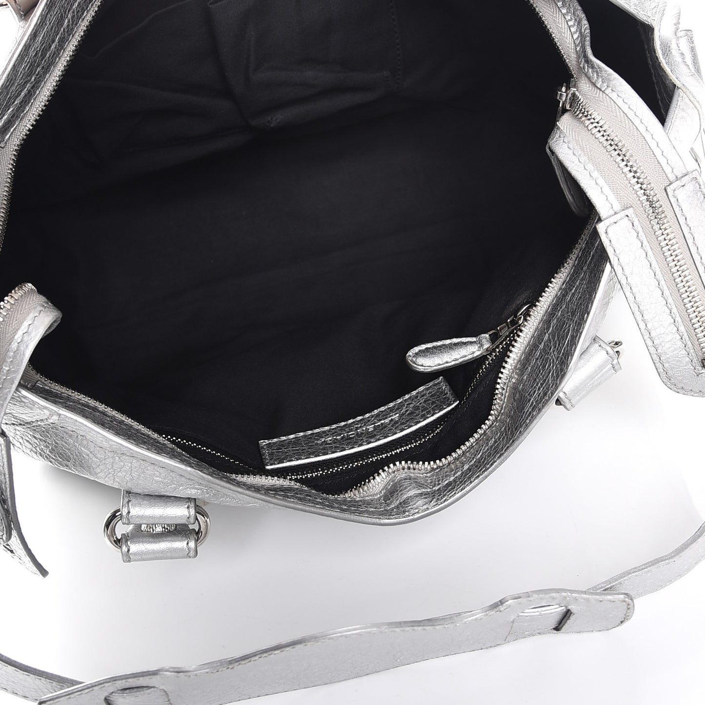 Agneau Giant 12 Silver Hardware City Gris Aluminum