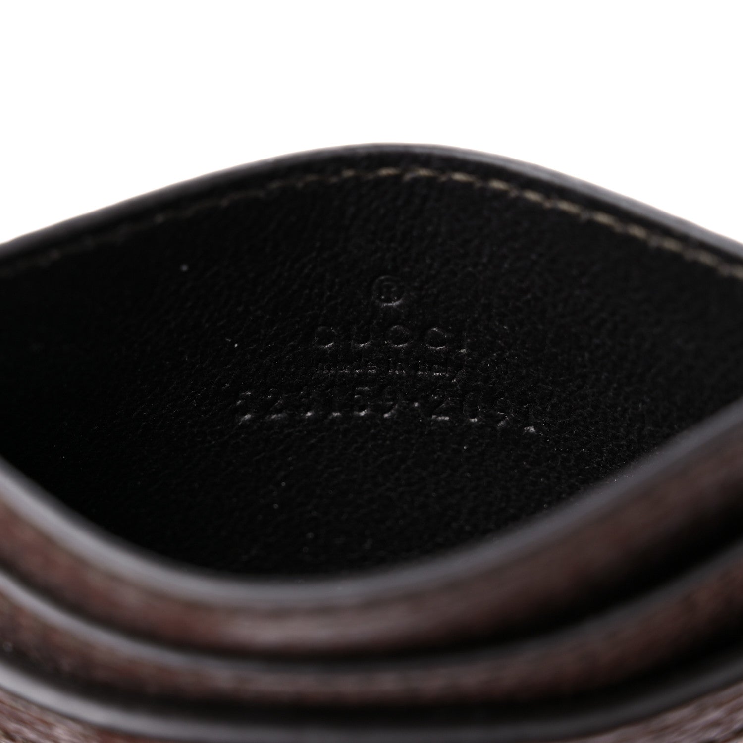 Gucci GG Supreme Monogram Ophidia Card Holder Brown 6 of 7