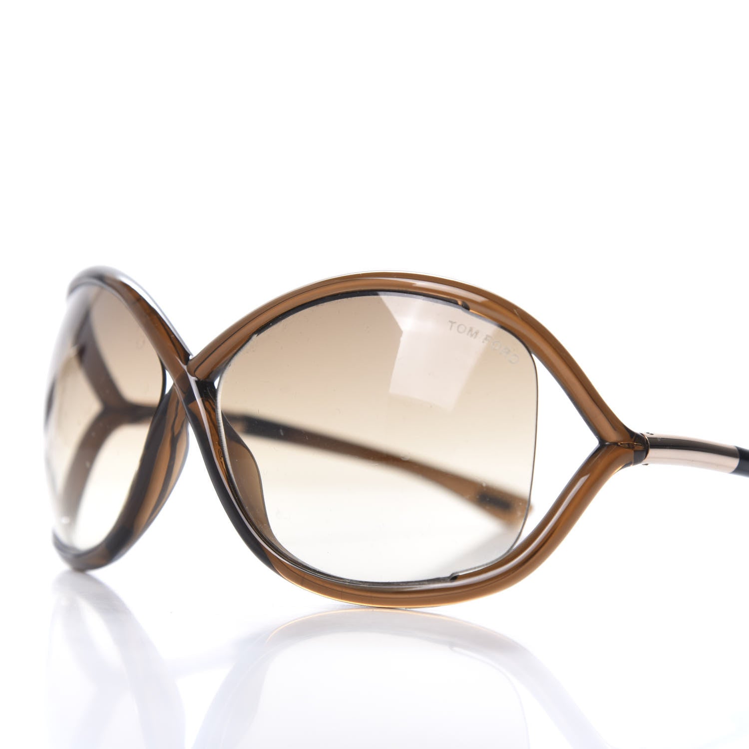 Tom Ford Acetate Whitney Crossover Sunglasses TF9 Brown 7 of 8