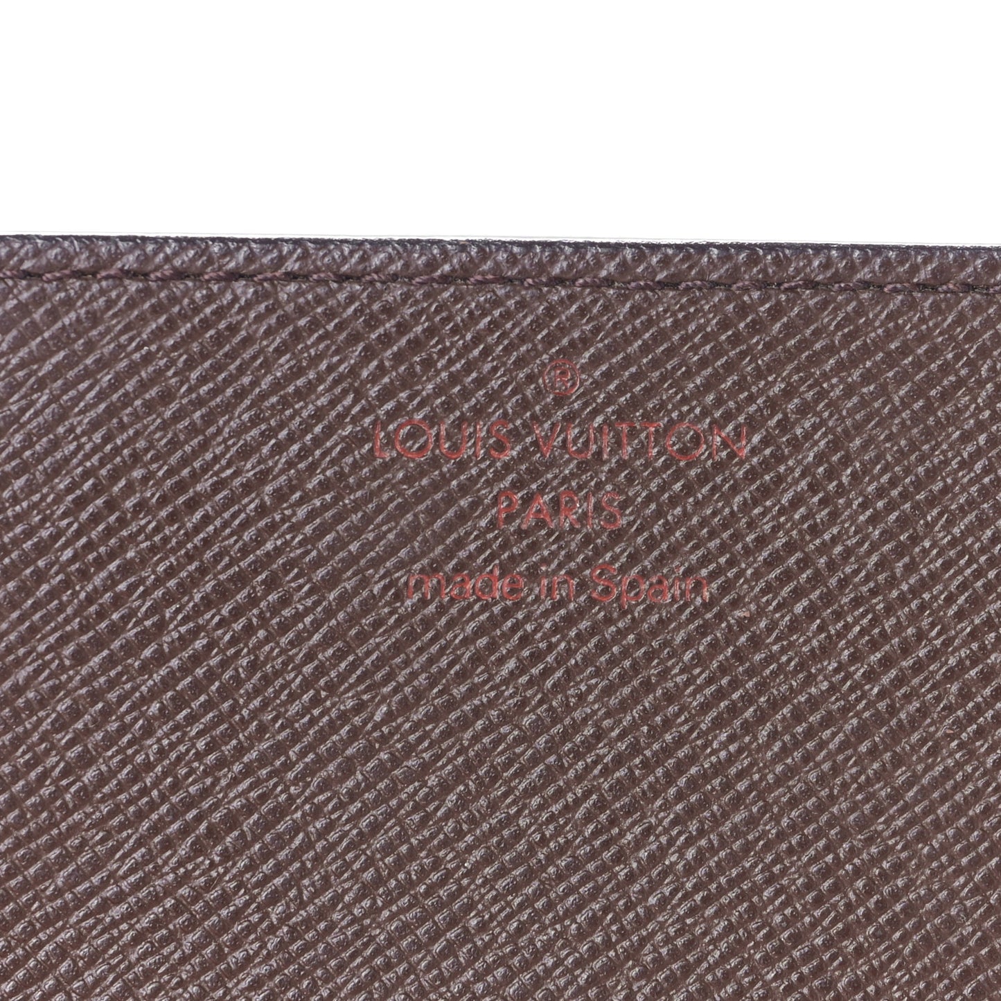Damier Ebene Business Card Holder