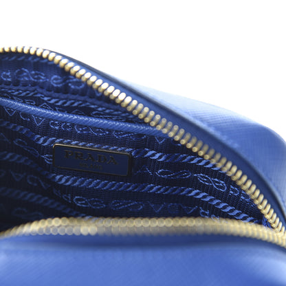 Prada Saffiano Mini Camera Crossbody Bag Royal 7 of 9
