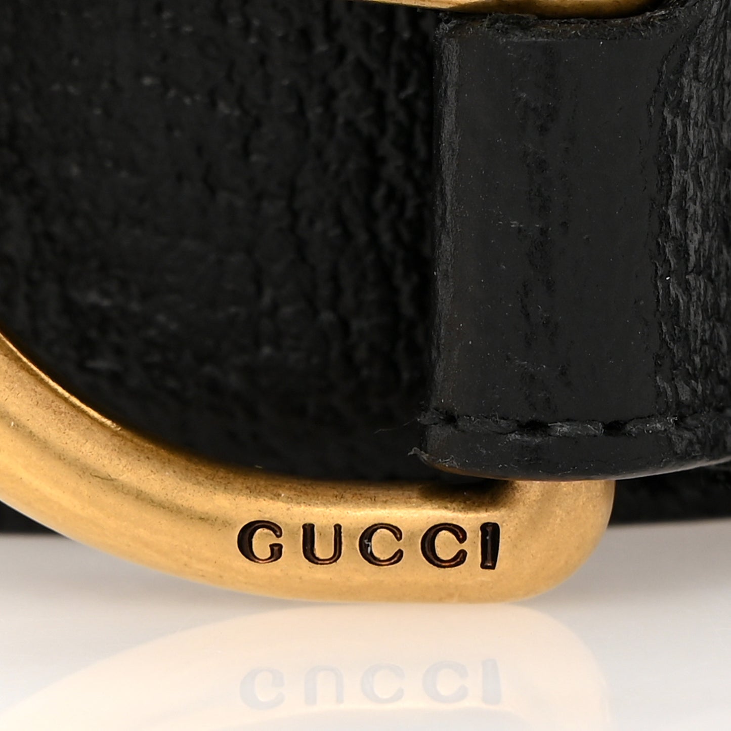 Textured Dollar Calfskin 40mm Belt 85 34 Black