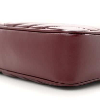 Saint Laurent Calfskin Matelasse Monogram Lou Camera Bag Dark Legion Red 10 of 10