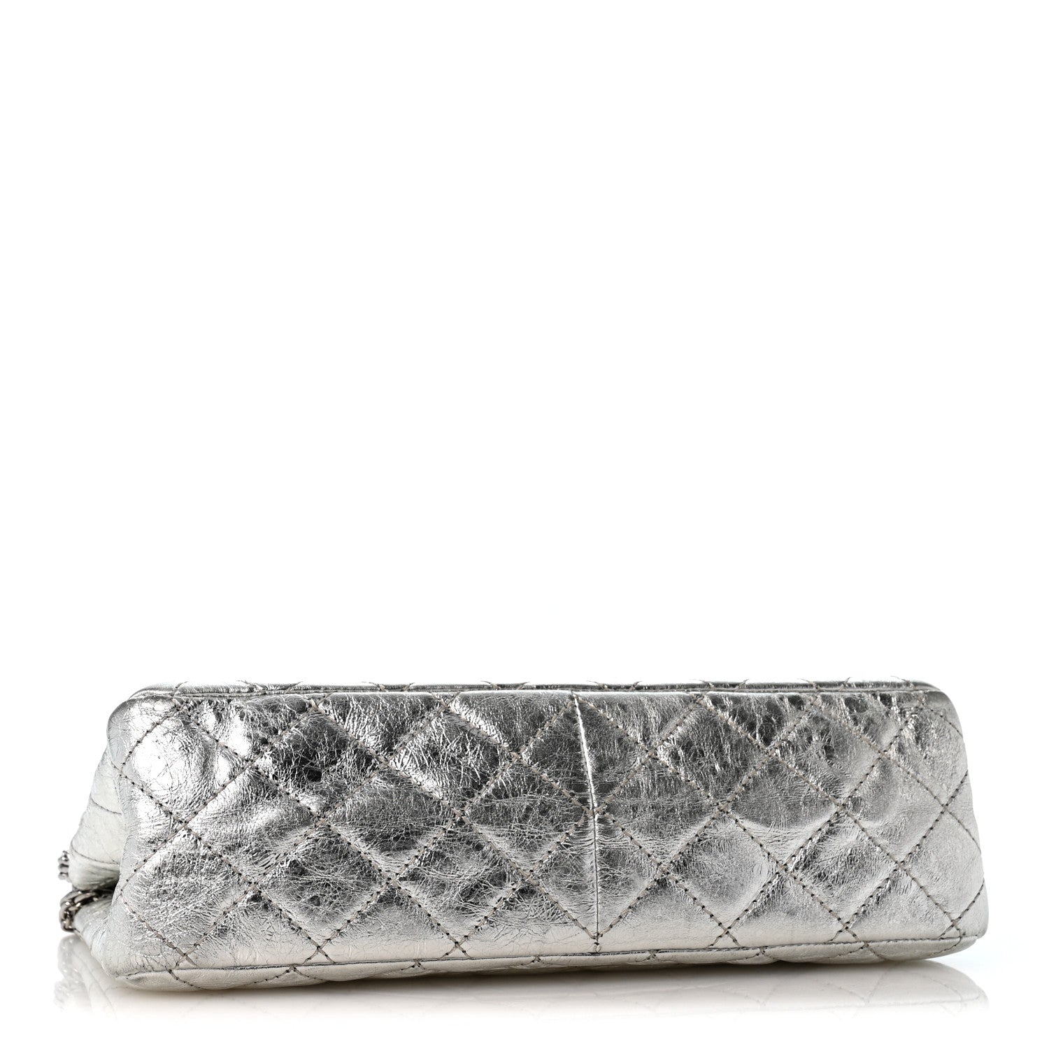 Chanel Metallic Aged Calfskin Quilted 2.55 Reissue 226 Flap Silver 3 of 13