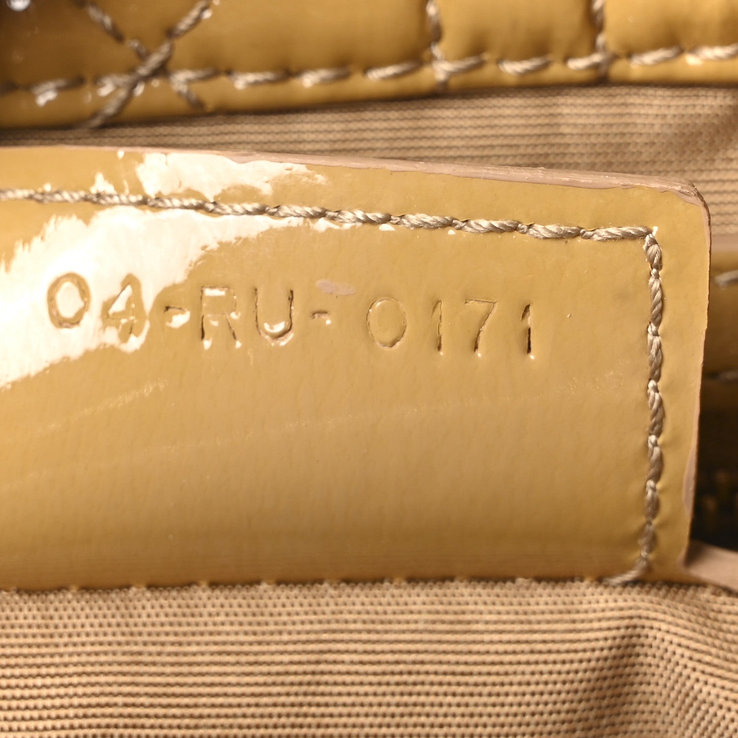 Christian Dior Patent Cannage Large Dior Soft Shopping Tote Beige 7 of 10